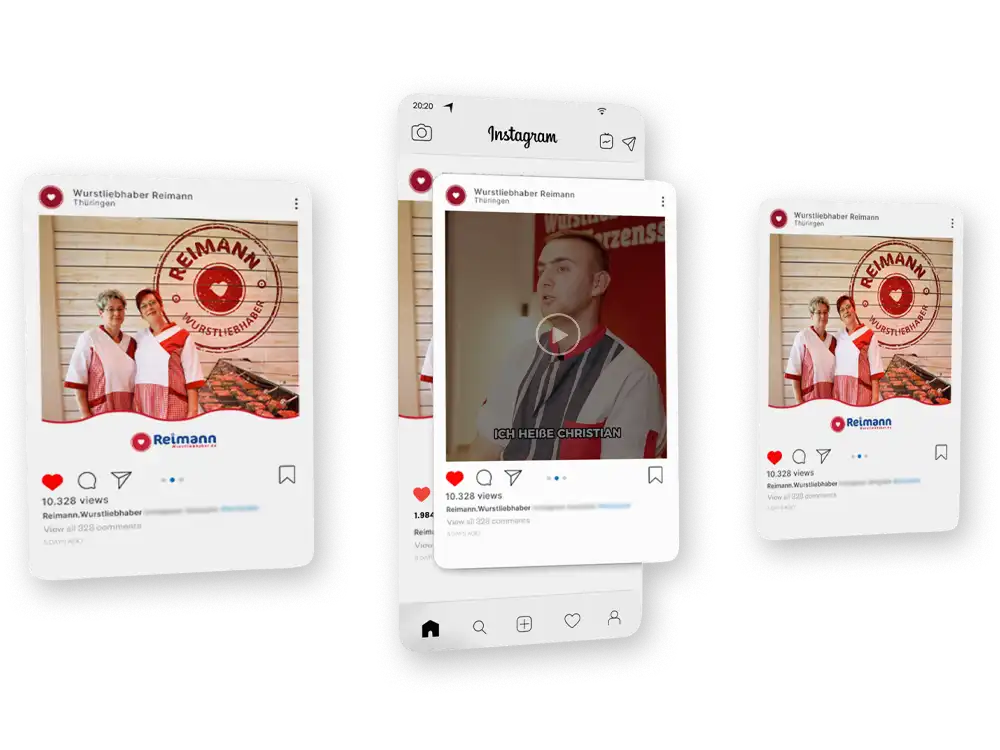 Social Recruiting Agentur für die digitale Mitarbeitergewinnung Social Media Marketing Mockup 1